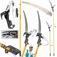 NOŻYCE NA WYSIĘGNIKU POWERMAT 240CM DO GAŁĘZI 30MM SEKATOR TELESKOPOWY