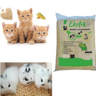 ŻWIREK KUKURYDZIANY GRUBOZIARNISTY EKOTEK 33L DLA KOTÓW, KRÓLIKÓW, 20KG