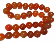 H2- AGAT POMARAŃCZOWY - jasny - kula - 8mm - 20sztuk