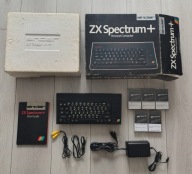 ZX SPECTRUM+ PLUS PUDEŁKO (BOX) + ZASILACZ, KABLE, FAJNY STAN + GRY