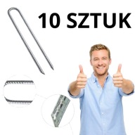 KOTWY DO TAMPOLINY HUSTAWKI SZPILKI ŚLEDZIE DO NAMIOTU BRAMKI ZESTAW 10 SZT