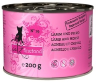 Catz Finefood N.19 Jagnięcina i Konina puszka 200g