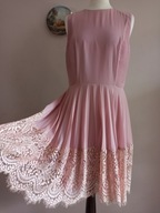 asos SUKIENKA plisowana z koronką 40