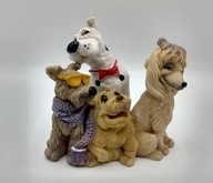 prześliczne cztery bajkowe pieski 4 psy z bajki