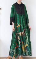 BOHO SUKIENKA MAXI jak MALOWANY JEDWAB plus size