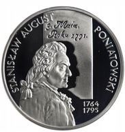 10 zł - Stanisław August PONIATOWSKI - popiersie - 2005 rok + folder
