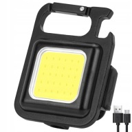 LATARKA COB AKUMULATOR USB KARABIŃCZYK MAGNES MINI