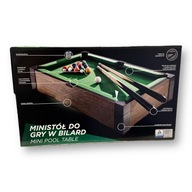 MINI STÓŁ DO BILARDA BILARDOWY POOL BILARD + AKCESORIA