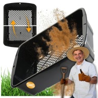 SITO SITKO OGRODOWE REGULOWANE DO PRZESIEWANIA ZIEMI KOMPOSTU KAMIENI 39 CM