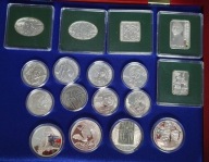 Monety NBP 2010 komplet kolekcja zestaw srebro inwestycja stan menniczy