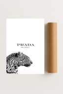 Plakat bez ramy 21x30 cm Prada Milano – elegancja i włoski szyk