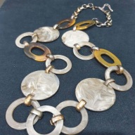 Długi naszyjnik M&S Marks Spencer regulowany 85–92 cm złote ogniwa