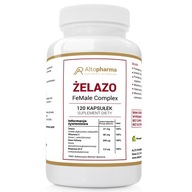 Suplement diety Alto Pharma Żelazo FeMale żelazo kapsułki 120 szt.
