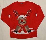 swetr damski świąteczny bożonarodzeniowy 42/44 JANINA