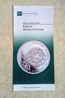 Foldery Historia Monety Polskiej - Brakteat Mieszka III Starego