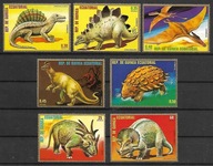 Gwinea Równikowa xx Z99,a fauna dinozaury MNH VF 2skany