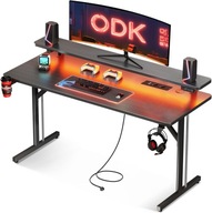 BIURKO GAMINGOWE ELEGANCKIE WYTRZYMAŁE STABILNE 120 x 88,1 x 50 cm