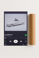 Plakat bez ramy 30x40cm La Vida Loca White 2115 rap | Pomysł na Prezent