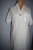 Piękna sukienka lniana letnia włoska_46