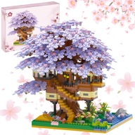 KLOCKI KONSTRUKCYJNE DRZEWKO BONSAI KWIAT WIŚNI DRZEWO PREZENT 2229EL