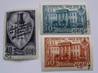 ZSRR - MŚ w szachach - Moskwa 1948 - Mi. 1292-94 kasowane