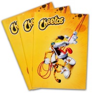 ZESZYTY reklamowe CHEETOS * A5/32 kratka * KOMPLET 5 sztuk