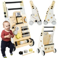 JEŹDZIK PCHACZ DREWNIANY CHODZIK DLA DZIECKA DZIECI TABLICA MANIPULACYJNA