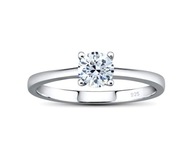 Srebrny pierścionek MADISON z kryształami Swarovski Zirconia - 60 mm