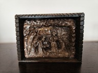 Pokłon trzech króli Trzej Mędrcy Królowie płaskorzeźba Boże Narodzenie