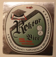 ETYKIETA - BROWAR KONSTANCIN - Rektor - Bier - PIWO JASNE PEŁNE MIKROFILTRO