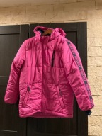 KURTKA NARCIARSKA DZIEWCZ COOL CLUB 146 CM CIEPŁA RÓŻ MALINA