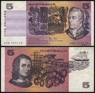 BNA - AUSTRALIA 5 Dolarów Dollars 1979 NZR # P44c # VF/XF