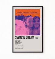 Plakat A4 z ramką SMASHING PUMPKINS "SIAMESE DREAM" 21x29,7cm