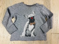 Reserved bluzka z pieskiem 80 cm 1 rok + GRATIS