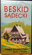 BESKID Sądecki (mapa turystyczna - podziałka 1:75000) [PPWK 1986]