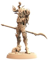 Verdant Warden Warrior Dryad Driada Pinup B RPG Druk 3D NSFW