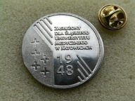 Oryg Odznaka - ZASŁUŻONY - ŚLĄSKI UNIWERSYTET MEDYCZNY- 1948 - DUŻA