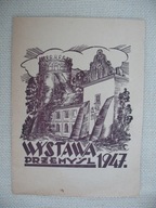 PRZEMYŚL WYSTAWA OBRAZÓW 1947 stary FOLDER-BROSZURA REKLAMOWA