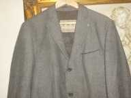 RIVER ISLAND-PŁASZCZ MĘSKI -R-L-WEŁNA.NATURALNA,