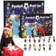 KALENDARZ ADWENTOWY PIŁKARSKI Z PIŁKARZAMI BRELOCZKI PIŁKA NOŻNA ZAWIESZKI