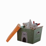 PUDEŁKO DO PRZECHOWYWANIA Z POKRYWKĄ ORGANIZER POJEMNIK NA ZABAWKI KIDS