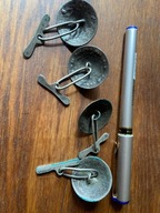 srebrne guzy z kontusza staropolskiego z XVIII/XIXw- polska szlachta