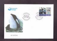 Wyspy Owcze - 1998 rok - FDC Koperta - znaczki nr 327