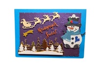 Ręcznie Robiona Kartka Świąteczna – Unikatowy Prezent na święta!