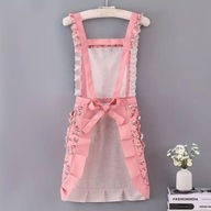 Fartuch kuchenny fartuszek KOLOROWy kwiatki kieszen DOM RESTAURACJA szelki