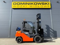 WÓZEK WIDŁOWY TOYOTA 02-8FGF25 2018R. LPG DUPLEX WYNAJEM SPRZEDAŻ SERWIS