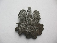 Przedwojenny ORZEŁEK NA CZAPKĘ LEŚNIKA