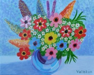 Bukiet-7. Nowy obraz. Na płótnie. 30x24. Valakum.