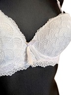 Piękny koronkowy biustonosz stanik delikatny push-up r. 75B