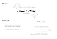 Zaproszenia, zaproszenie na Ślub Cywilny